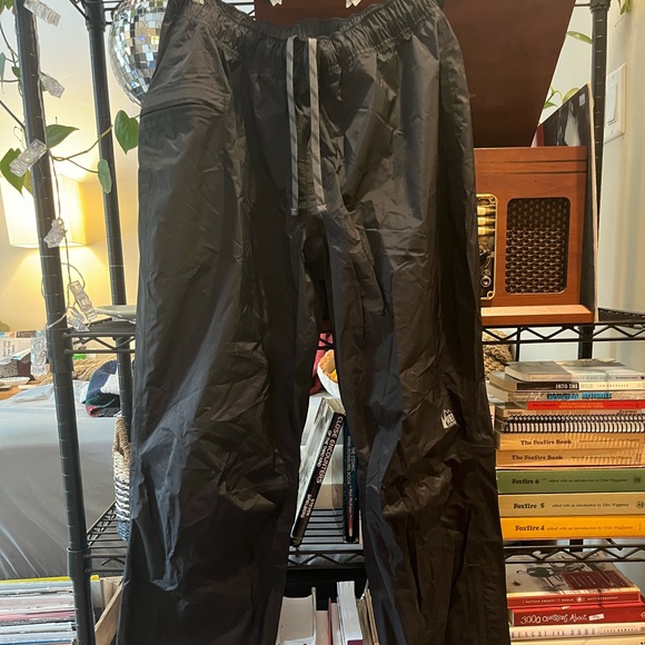 REI Pants & Jumpsuits Rei Womens L Black Rain Pants Poshmark
